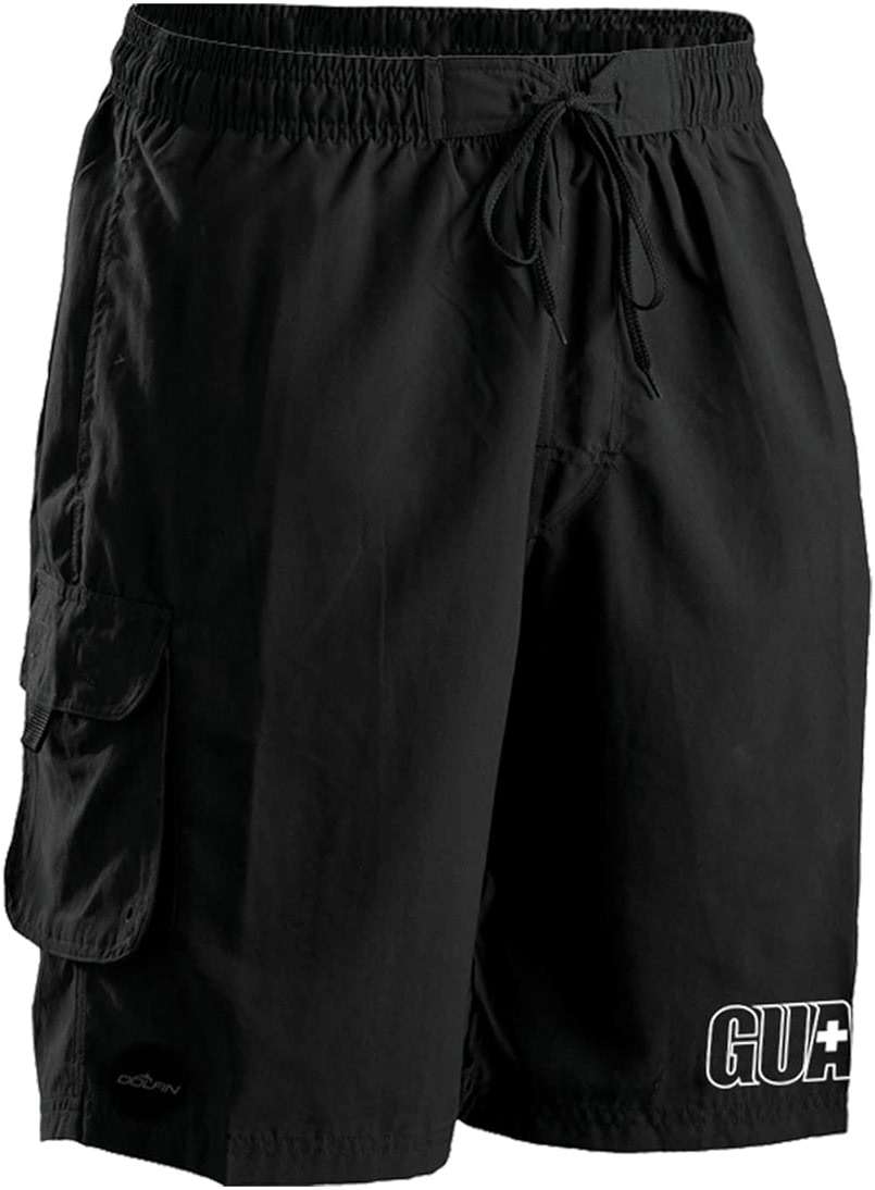 Dolfin Lifeguard Men's Solid Board Short Black - Image 1