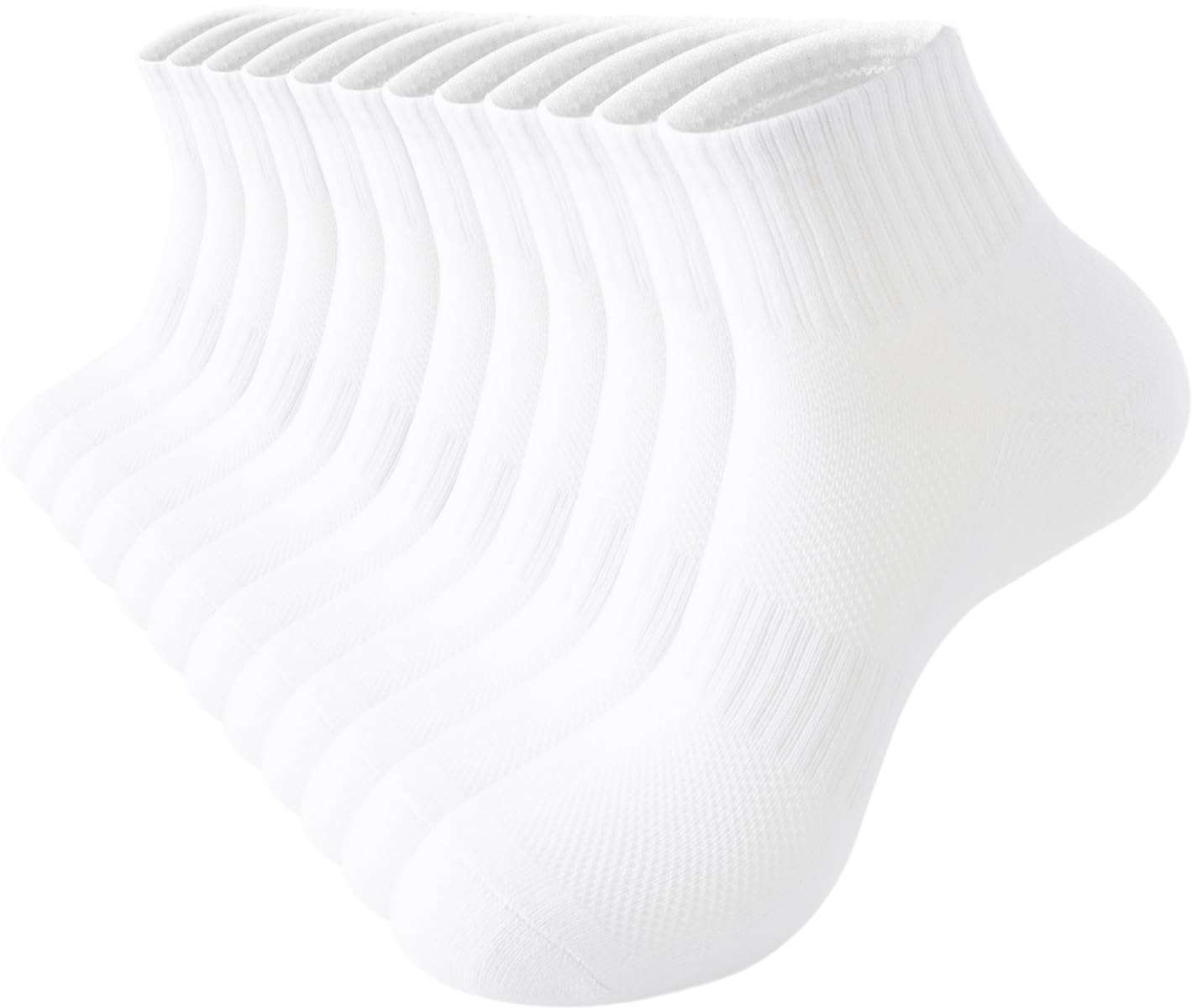 Rehelu Womens Ankle Socks Cotton Mini Crew Socks Cushioned Running Gym Workout Socks for Women 6 Pairs - Image 1