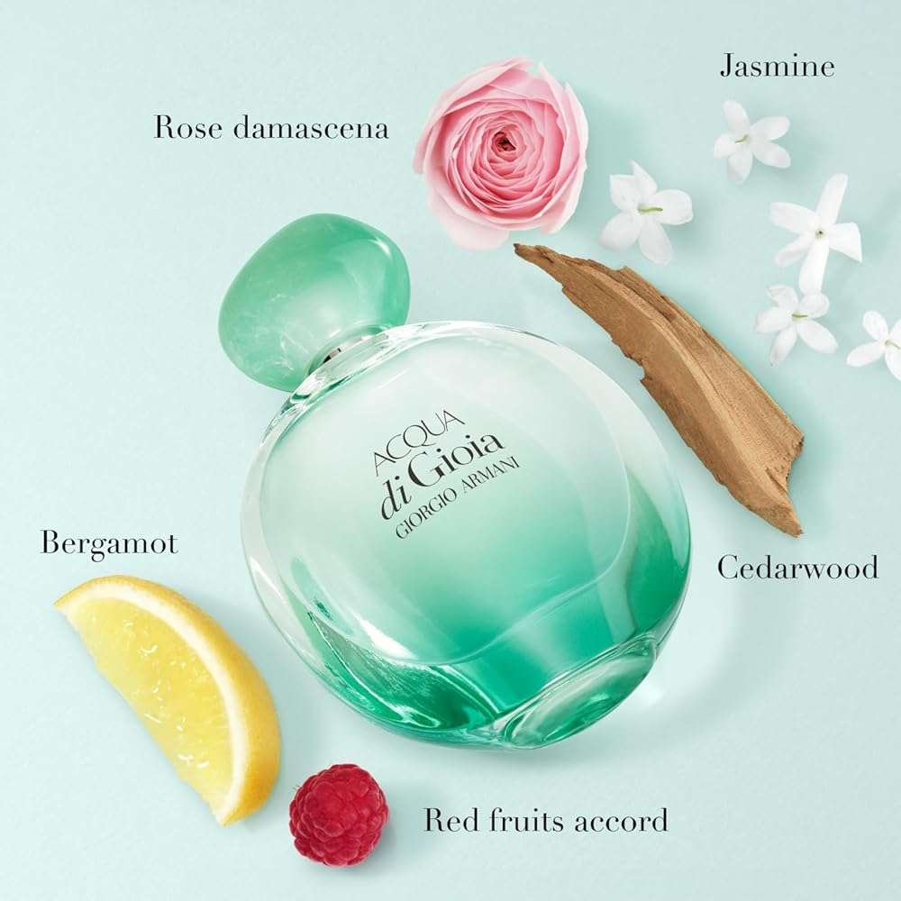 Armani Beauty - Acqua Di Gioia - Eau de Parfum Intense - Floral Citrus Women’s Fragrance - Bergamot & Red Fruits Accord, Jasmin, Cedarwood Notes - Image 2