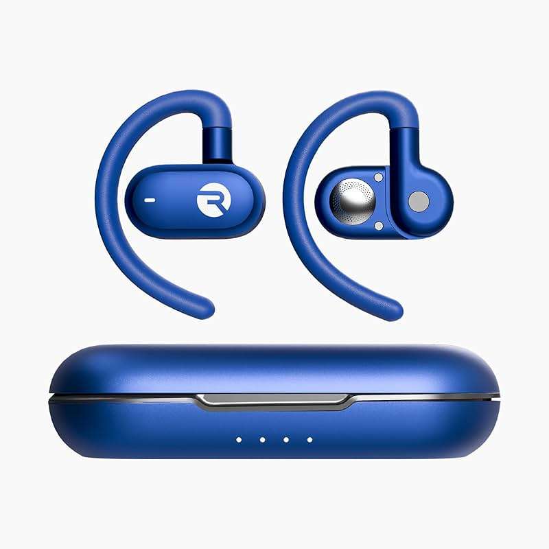Raycon Fitness Open Ear Earbuds – Open Ear Headphones, Earbuds Wireless Bluetooth, Running Headphones, Sweat & Water-Resistant Earphones, 40 Hours Battery Life (Blue) - Image 2