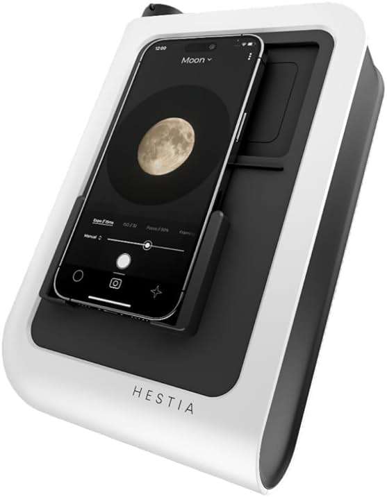 Vaonis Hestia Smartphone-Based Telescope Ultimate Pack with Interactive Sky Map, 30mm Aperture, and Gravity App Support - Image 2