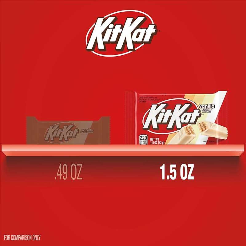 KIT KAT Vanilla Flavored Wafer Candy Bars, 1.5 oz (24 Count) - Image 7