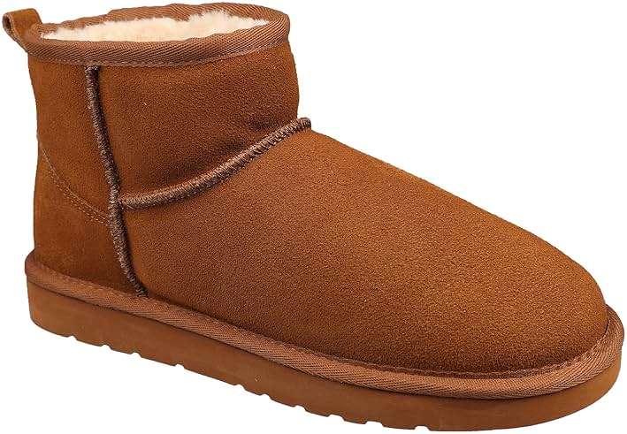 Lamo Kora Short Boots for Women -Chic Water resistant Suede Ankle Boots, Ortholite Foam Footbed with Removable Australian Sheepskin, NeverWet Stain Protection - Winter Footwear - Image 1