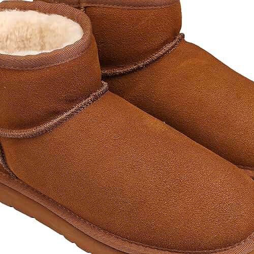 Lamo Kora Short Boots for Women -Chic Water resistant Suede Ankle Boots, Ortholite Foam Footbed with Removable Australian Sheepskin, NeverWet Stain Protection - Winter Footwear - Image 8