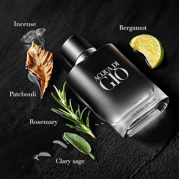 Armani Beauty - Acqua di Giò - Parfum - Cologne for Men - Fresh & Woody Men’s Fragrance - Bergamot, Ginger, Marine, Geranium, Rosemary, Clary Sage, Patchouli, Incense Notes - Image 2