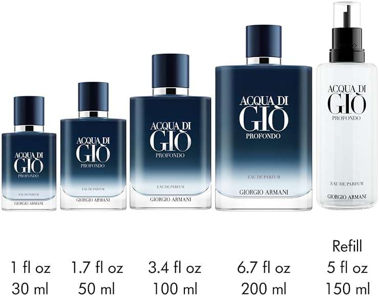 Armani Beauty - Acqua di Giò Profondo - Eau de Parfum - Cologne for Men - Fresh & Aromatic Men’s Fragrance - Mandarin, Lavender, Cedarwood Notes - Image 4