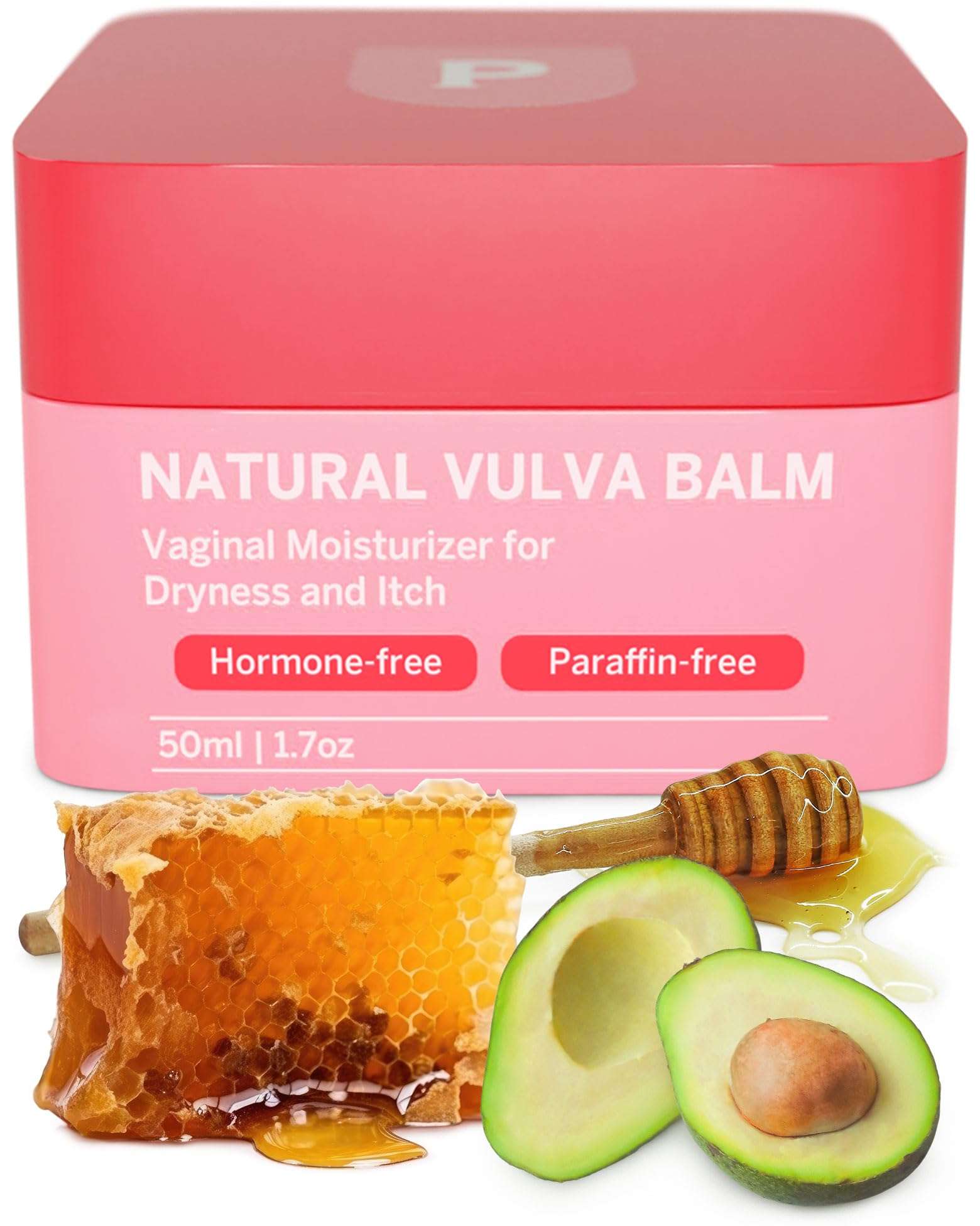 Pixie Vulvar Anti-Itch Balm for External Use – Non-Medicated Relief for Vulvar Itching & Irritation – Feminine Anti-Itch Balm – Hormone-Free Sensitive Skin Care (1.7oz) - Image 1