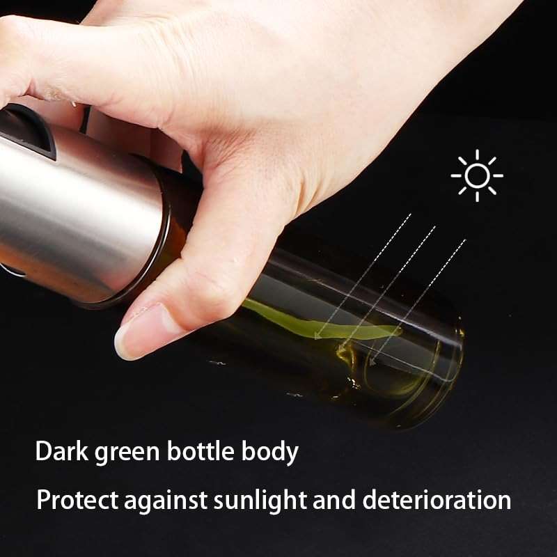 NIKKIER Oil Sprayer for Cooking,100ml Olive Oil Spritzer,Oil Sprayer for Air Fryer, Salad,BBQ,Roasting (Light Blockage) - Image 3