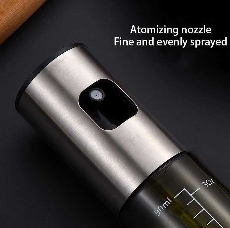 NIKKIER Oil Sprayer for Cooking,100ml Olive Oil Spritzer,Oil Sprayer for Air Fryer, Salad,BBQ,Roasting (Light Blockage) - Image 6