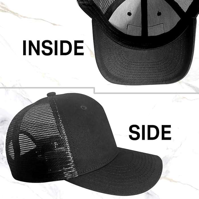 BETHEGIFT Fathers Day Gift for Dad from Daughter - Awesome Father Trucker Hat - Dad Birthday Gifts from Daughter - Adjustable Mesh Baseball Cap for Men, Papa, Stepdad - Image 7