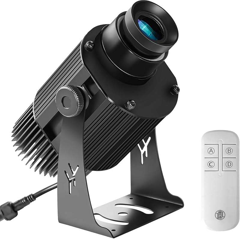 65W LED GOBO Projector Free Custom Logo Ip67 Waterproof Rotating Lens Image,for Logo,Advertising,Indoor,Wedding,Store,Outdoor,Company,Hotel,bar (65W) - Image 3