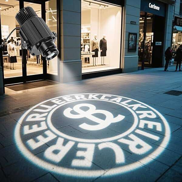 65W LED GOBO Projector Free Custom Logo Ip67 Waterproof Rotating Lens Image,for Logo,Advertising,Indoor,Wedding,Store,Outdoor,Company,Hotel,bar (65W) - Image 6