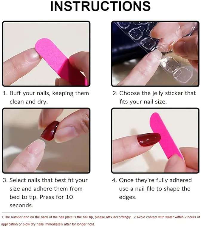 Pink Press on Short Square Fake Nails with 3D Bow Charms Design - Flower False Glue on Cute Acrylic Rhinestone Glossy Full Cover Stick on for Women Manicure - 24Pcs - Image 7
