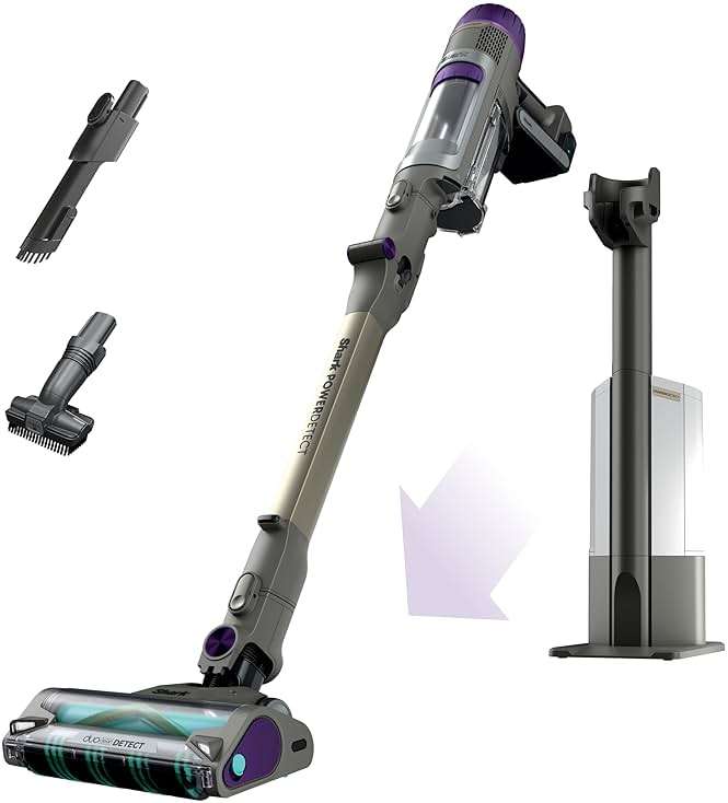 Shark PowerDetect Clean & Empty Cordless Stick Vacuum | Powerful Suction, HEPA Filtration | Carpet & Hard Floor | Portable for Pet Hair | Dark Gray | IP3251 - Image 1