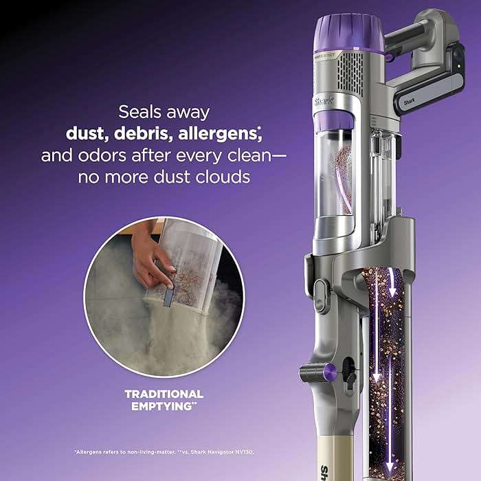 Shark PowerDetect Clean & Empty Cordless Stick Vacuum | Powerful Suction, HEPA Filtration | Carpet & Hard Floor | Portable for Pet Hair | Dark Gray | IP3251 - Image 3
