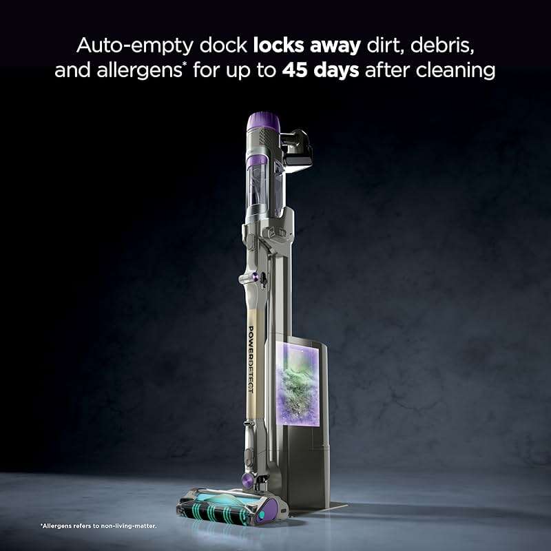 Shark PowerDetect Clean & Empty Cordless Stick Vacuum | Powerful Suction, HEPA Filtration | Carpet & Hard Floor | Portable for Pet Hair | Dark Gray | IP3251 - Image 4