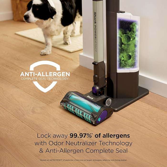 Shark PowerDetect Clean & Empty Cordless Stick Vacuum | Powerful Suction, HEPA Filtration | Carpet & Hard Floor | Portable for Pet Hair | Dark Gray | IP3251 - Image 7
