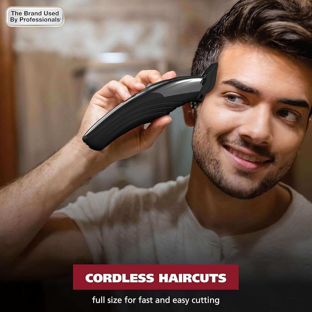 Wahl Clipper Cordless Chrome Pro Hair Clippers for Men and Battery Hair Trimmer Combo for Full Haircuts and Touch-Up Trims – Model 3026590 - Image 7
