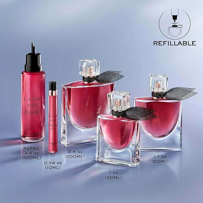 Lancôme La Vie Est Belle L'Elixir Eau de Parfum - Long Lasting Fragrance with Raspberry, Violet & Cocoa Butter - Floral Women's Perfume - Image 3