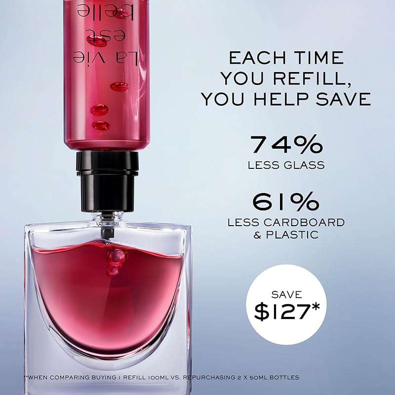 Lancôme La Vie Est Belle L'Elixir Eau de Parfum - Long Lasting Fragrance with Raspberry, Violet & Cocoa Butter - Floral Women's Perfume - Image 8