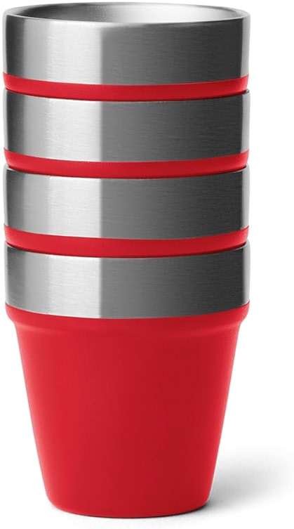 YETI Shot Glasses with Carrying Case, Set of 4 - Image 3