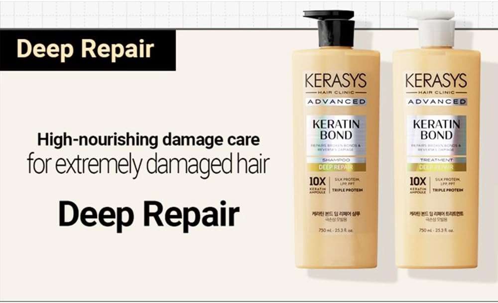 Kerasys Advanced Keratin Bond Treatment 20.2 fl oz / 600 ml (Deep Repair) - Image 5