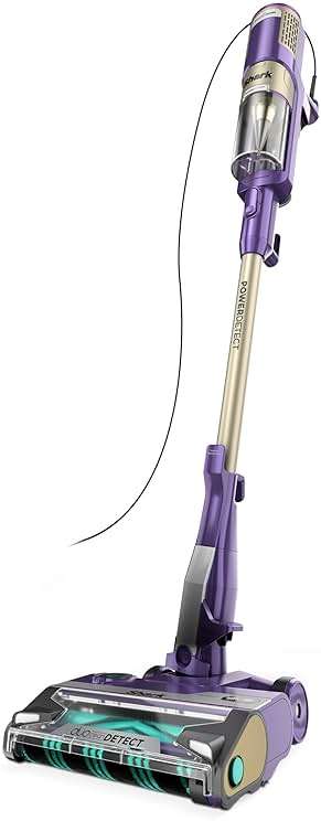 Shark POWERDETECT Ultra-Light Corded Stick Vacuum with DuoClean Technology, Self-Cleaning Brushroll for No Hair Wrap, Anti-Allergen Complete Seal & Odor Neutralizer Technology, Eggplant, HZ4002 - Image 1