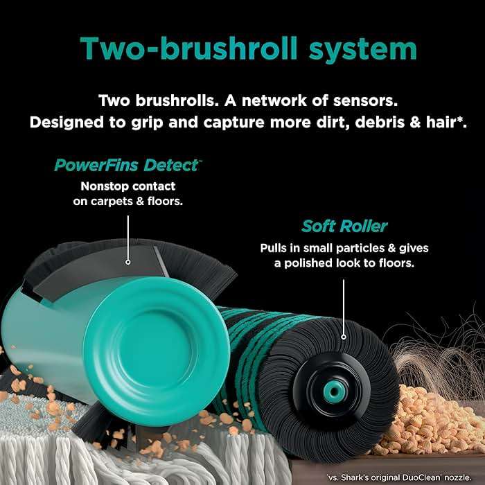 Shark POWERDETECT Ultra-Light Corded Stick Vacuum with DuoClean Technology, Self-Cleaning Brushroll for No Hair Wrap, Anti-Allergen Complete Seal & Odor Neutralizer Technology, Eggplant, HZ4002 - Image 10
