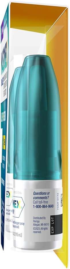 Nasonex 24HR Allergy Nasal Spray, Non-Drowsy, Scent-Free Mist,Allergy Symptoms + Nasal Congestion, Full Prescription Strength, 120 Sprays (3 Pack) - Image 3