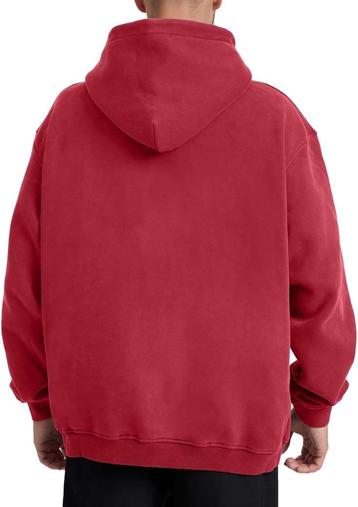 Dnzzs Acid Wash Hoodie Super Soft Sweatshirt for Mens Pullover Oversized Men's Fashion Hoodies & Sweatshirts Vintage Tops - Image 3