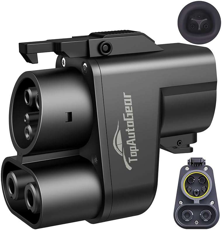 Tesla NACS to CCS Adapter, 250kW DC Fast Charging Adapter for Tesla Supercharger, CCS EV Charger Adapter Compatible with Ford, Rivian & All CCS1 EVs - Image 1