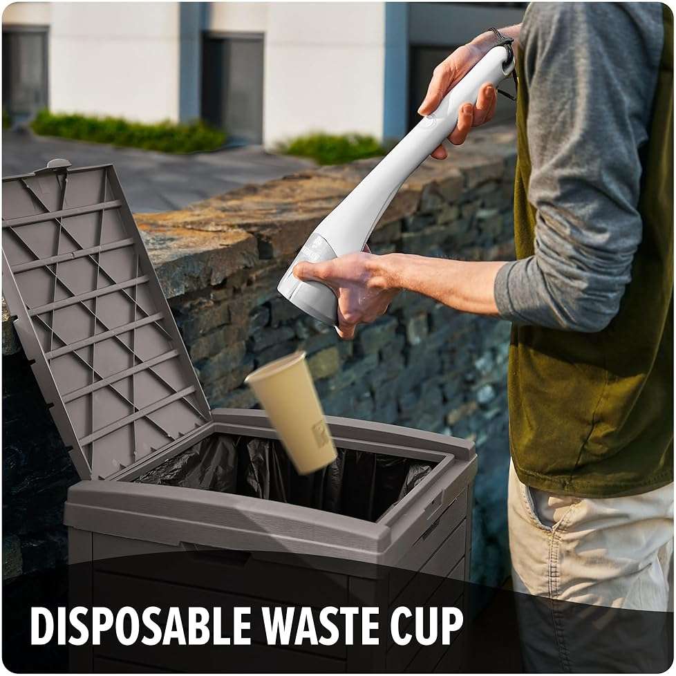 Dirt Devil Dogwalker Pet Waste Vacuum, Portable Handheld Vacuum, No-Contact Poop Scooper for Dogs, Ideal for Dogs up to 50 Pounds, Dog Poop Scooper for Yard Cleanup and Walks - Image 4
