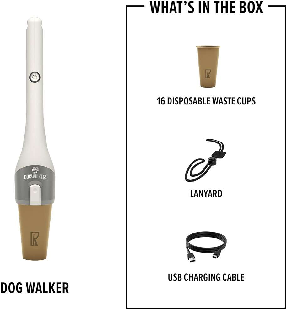 Dirt Devil Dogwalker Pet Waste Vacuum, Portable Handheld Vacuum, No-Contact Poop Scooper for Dogs, Ideal for Dogs up to 50 Pounds, Dog Poop Scooper for Yard Cleanup and Walks - Image 10