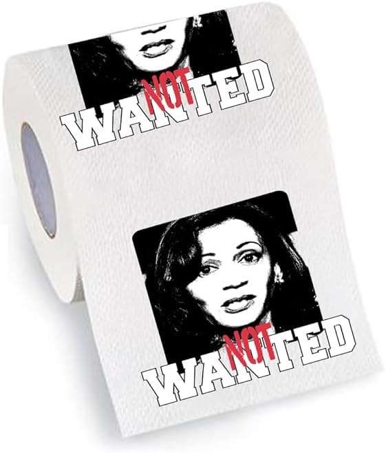 LEMONSODA Kamala Harris Funny Political Toilet Paper Rollby Gagster - TP Prank Democrat & Republican Gift, Election Joke Gifts, White Elephant Gift Exchange, Secret Santa (Not Wanted) - Image 1