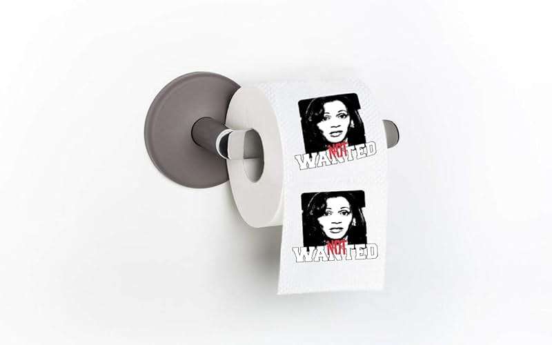 LEMONSODA Kamala Harris Funny Political Toilet Paper Rollby Gagster - TP Prank Democrat & Republican Gift, Election Joke Gifts, White Elephant Gift Exchange, Secret Santa (Not Wanted) - Image 3