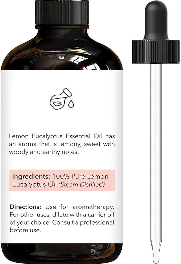 Brooklyn Botany Lemon Eucalyptus Essential Oil - Huge 4 Fl Oz - 100% Pure and Natural - Premium Grade with Dropper - for Aromatherapy and Diffuser - Image 2