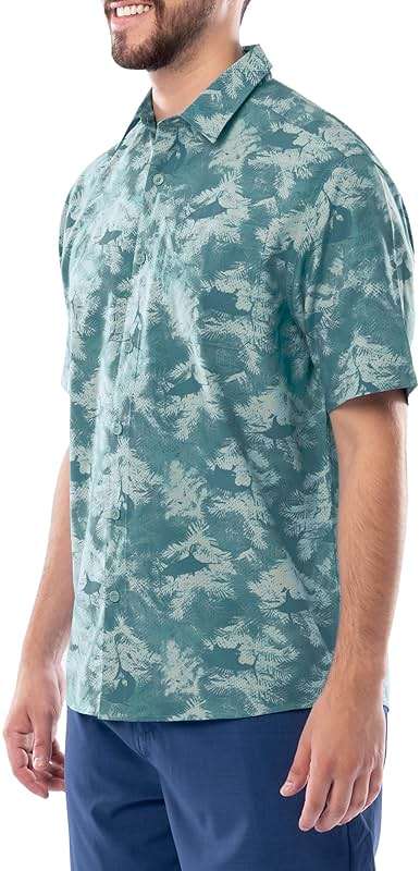 Guy Harvey Men's Mariner Short Sleeve Performance Fishing Shirt - Image 3