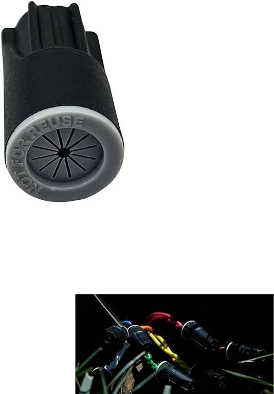 25 Piece Waterproof Wire Connector, Outdoor Wire Cap Nut for #8 to #22 AWG Wire, Landscape Wire Connector for Low Voltage Landscape Lighting. - Image 3