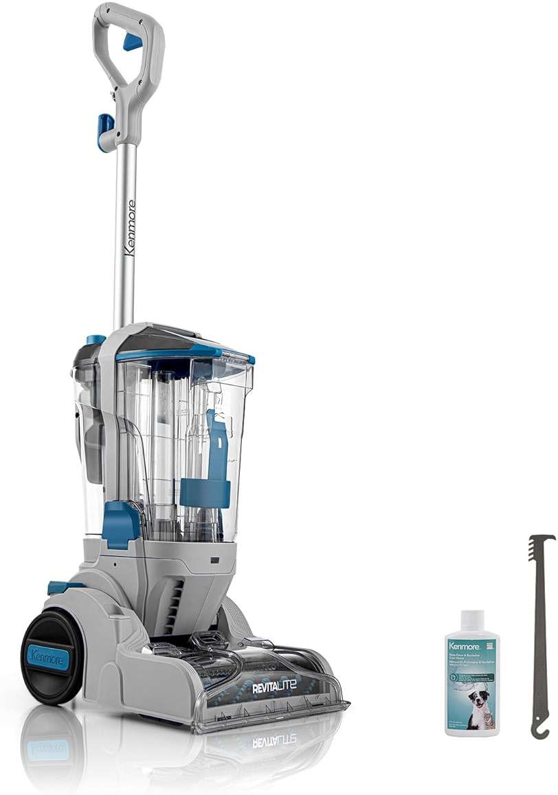 Kenmore KW4010 Pet Portable Carpet Cleaner Machine with High Cleaning Power, 3.2L Clean Tank & 1.4L Dirty Tank, 25ft Cord Length and Two Easy Removable Brushroll for Rug & Upholstery - Image 1