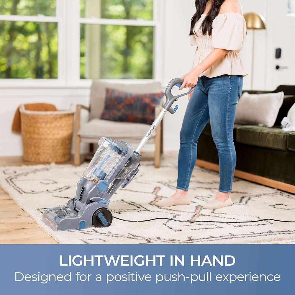 Kenmore KW4010 Pet Portable Carpet Cleaner Machine with High Cleaning Power, 3.2L Clean Tank & 1.4L Dirty Tank, 25ft Cord Length and Two Easy Removable Brushroll for Rug & Upholstery - Image 4