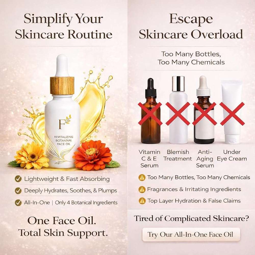 100% Organic Tsubaki Face Oil & Under-Eye Serum. Jojoba, Calendula, & Rice Bran - Hydrating & Brightening for Glowing Skin, Dark Spots & Even Skin Tone, Moisturizing Anti Aging Serum by Finally - Image 7