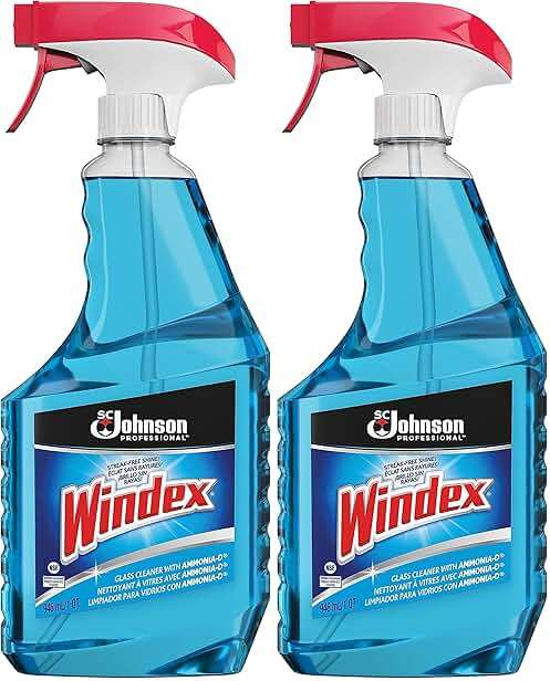 Windex® Windex Glass Cleaner, 32 oz, Blue (Pack of 2) - Image 1