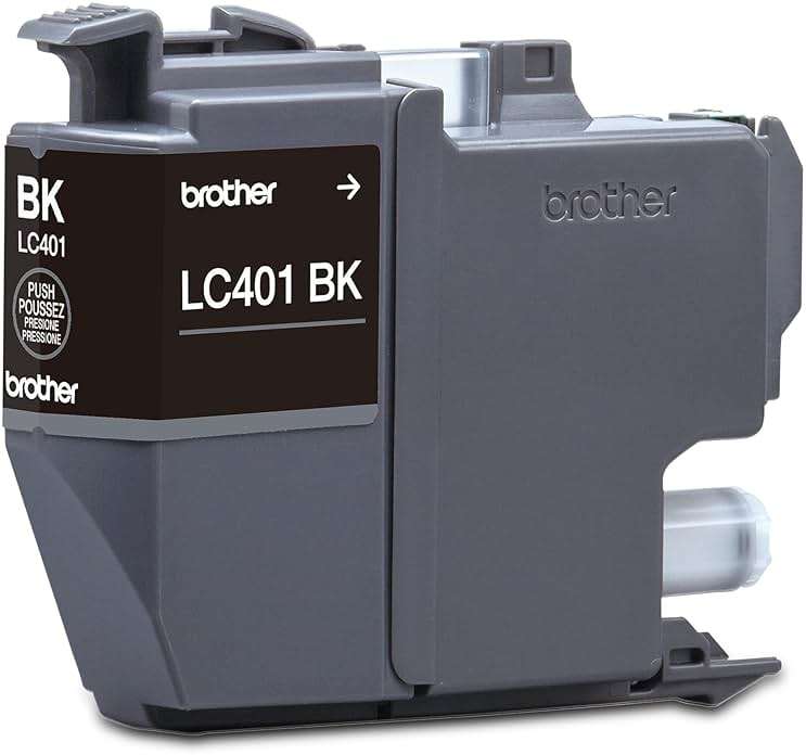 Brother Ink Cartridge, Black, LC401BK, Standard Yield | Pack of 2 - Image 3