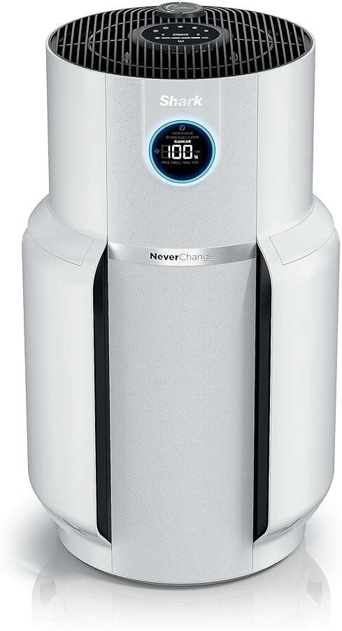 Shark R-HP302 NeverChange Air Purifier MAX 1400 sq.ft. 5-Year Filter Life Odor Neutralizer, White - Certified Refurbished - Image 1