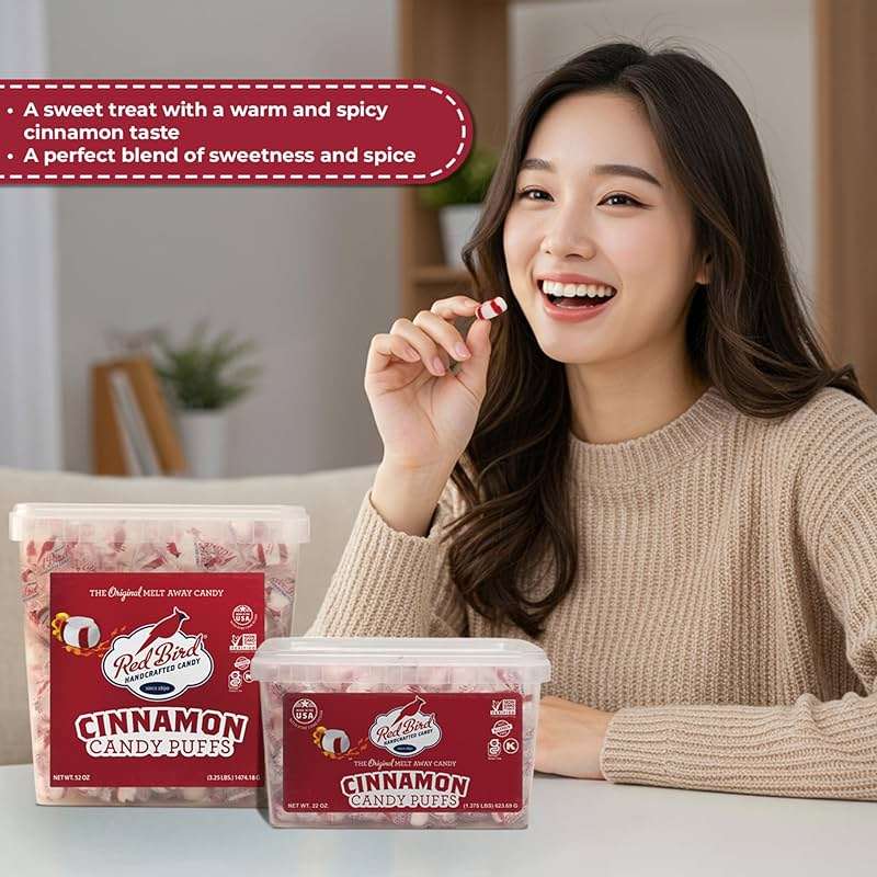 Red Bird Cinnamon Candy, Individually Wrapped, Gluten Free Breath Mints, 52 oz - Image 3