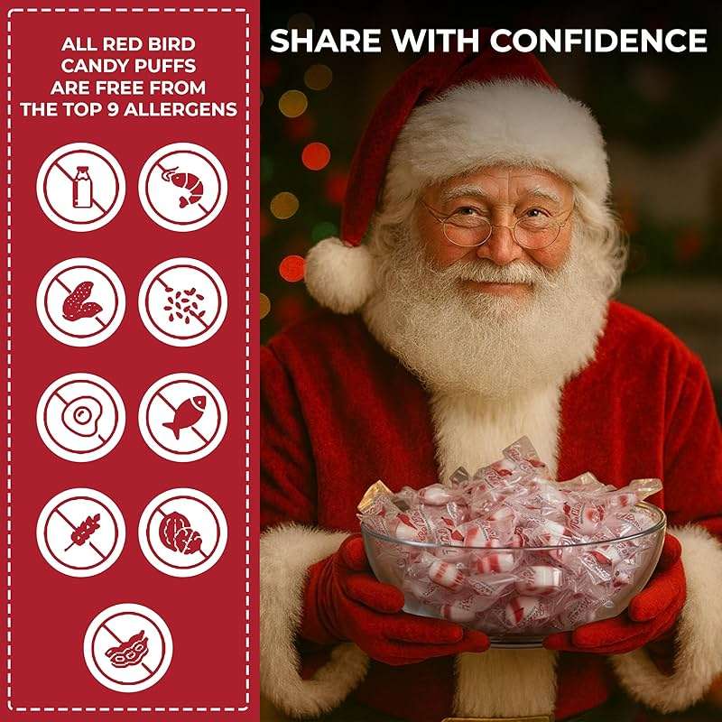 Red Bird Cinnamon Candy, Individually Wrapped, Gluten Free Breath Mints, 52 oz - Image 6