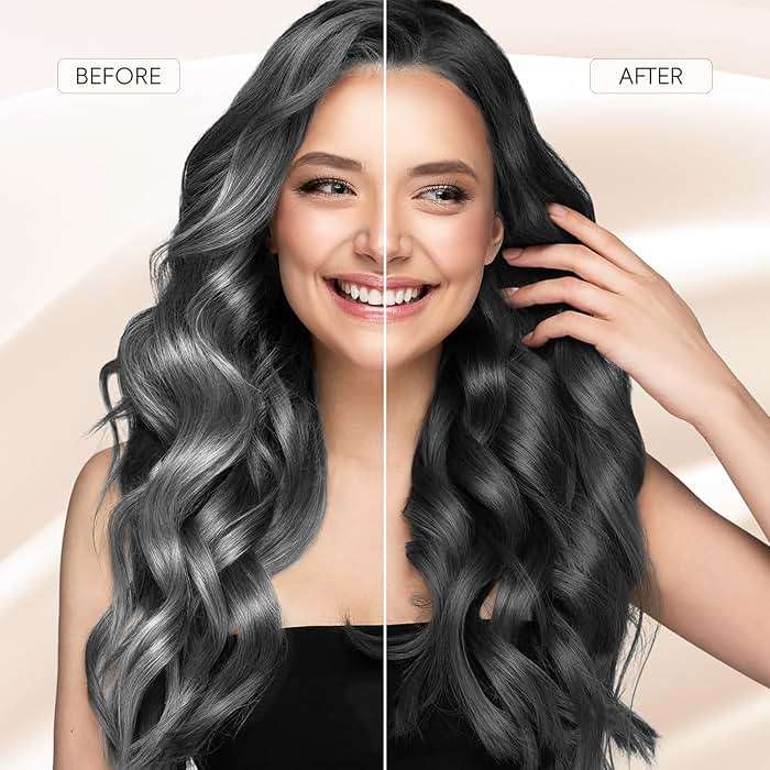 IIIMEIDU Black Hair Dye Shampoo 3 in 1, Natural Hair Dye Semi Permanent Hair Color, Gray Hair Cover Up, Ginger Essence shampoo for Color Treated Hair for Women and Men (500ml) 1 - Image 5