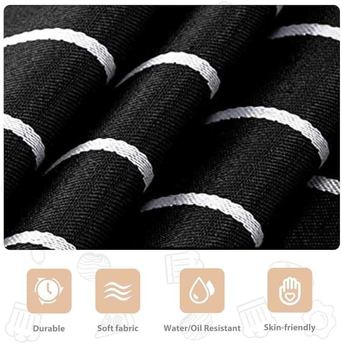 VALOME 2 Pack Kitchen Aprons, Apron for Cooking with 2 Pockets, Unisex Adjustable Neck Strap Chef Aprons for Men Women - Image 3