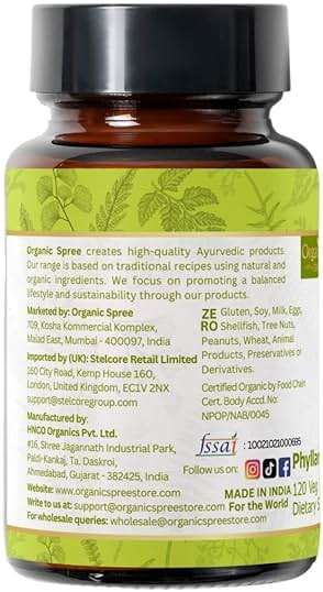 ORGANIC SPREE Amla Tablets - 1200 mg per Serving - Indian Gooseberry, Phyllanthus Emblica Supplement, Rich in Vitamin C & Supports Immune Health,120 Tablets* - GMP and Organic Certified - Image 8