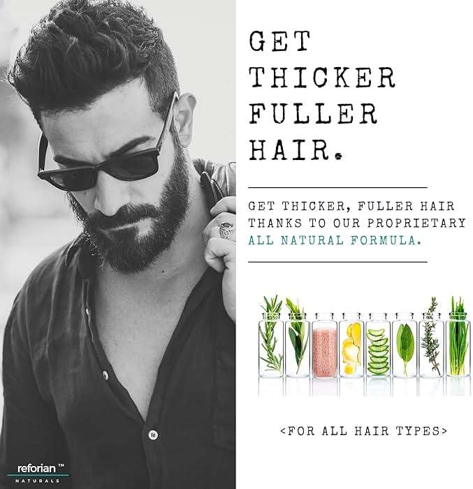 REFORIAN Anti Dandruff Shampoo for Men, Tea Tree Oil Shampoo for Dandruff Treatment, Natural Zinc for Thinning Hairs - Image 3